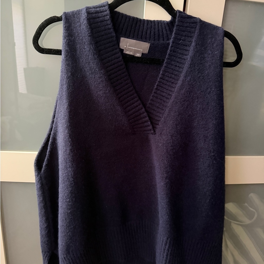 Navy Blue Sweater vest